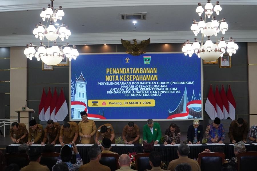 UNP dan Kementerian Hukum Tandatangani Nota Kesepahaman, Perkuat Akses Keadilan dan JDIH