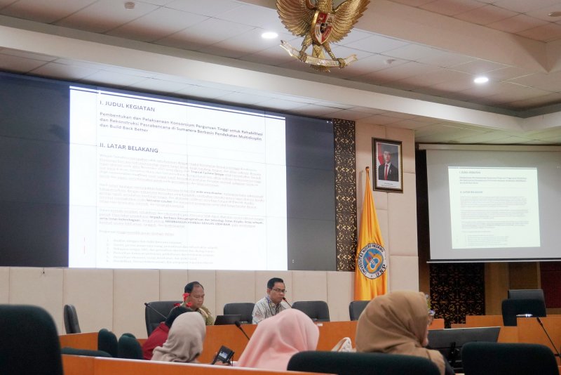 UNP Gelar Rakor Dosen, Siapkan Kontribusi dalam Konsorsium Nasional Rehabilitasi Pascabencana