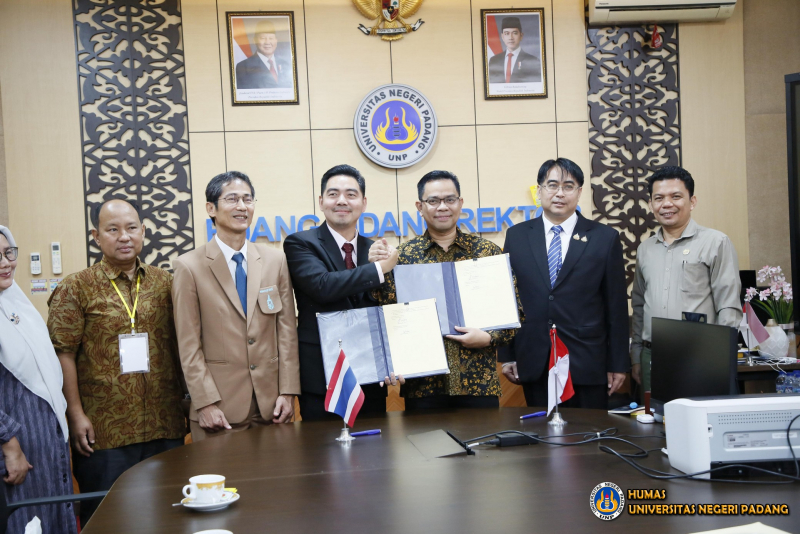 UNP Jalin Kerja Sama Internasional dengan Dua Sekolah di Thailand