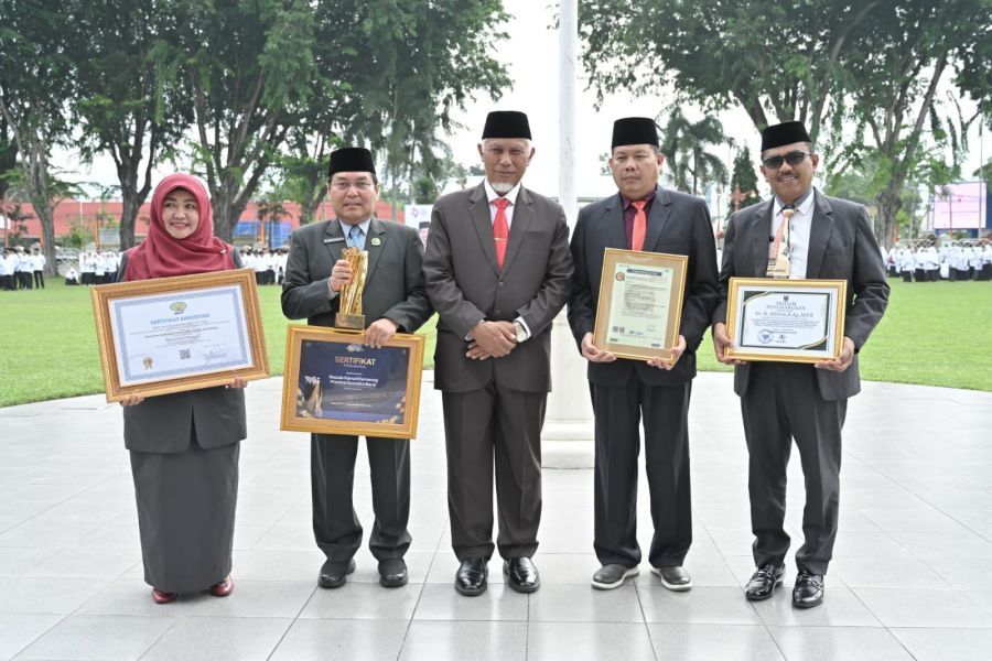 Upacara HAB ke-79, Gubernur Mahyeldi Berharap Kemenag Jadi Contoh dalam Penyelenggaraan Pemerintah