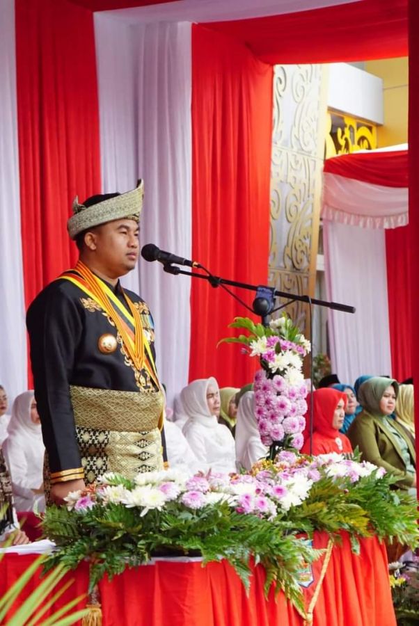 Upacara Peringatan Detik-Detik Proklamasi di Kabupaten Dharmasraya Berlangsung Khidmat