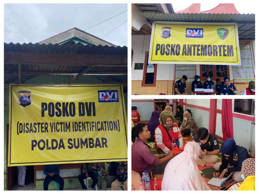 Update Erupsi Gunung Marapi, Polda Sumbar dirikan Posko DVI