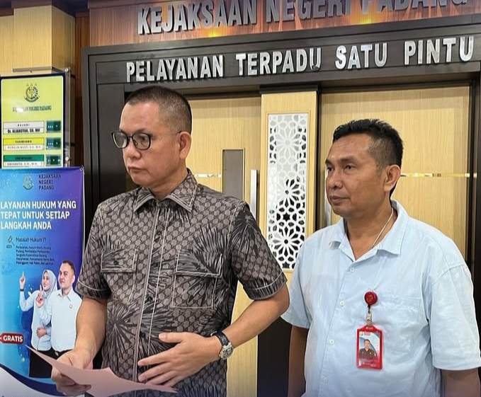 Usai Divonis oleh Pengadilan, Kejari Padang Eksekusi Terpidana KDRT