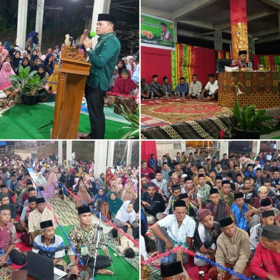 Wabup Iraddatillah Hadiri Peringatan Isra Miraj 1443 H/2022 M di Masjid Akbar Aie Angek