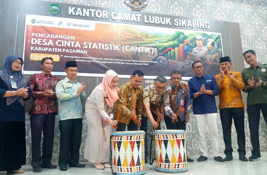 Wabup Parulian Canangkan Desa Cantik 2026, Tiga Nagari di Pasaman Siap Bangun Data Berkualitas