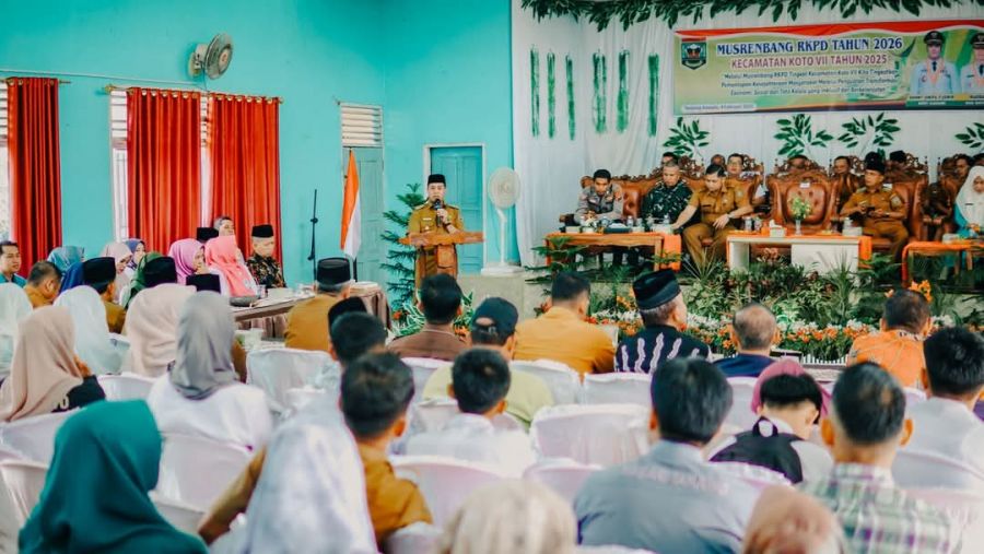 Wabup Sijunjung Buka Musrenbang RKPD Tahun 2026 di Tingkat Kecamatan Koto VII