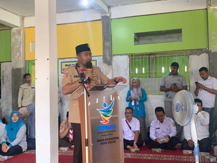 Wagub Sumbar Gencarkan GERMAS di Kota Solok