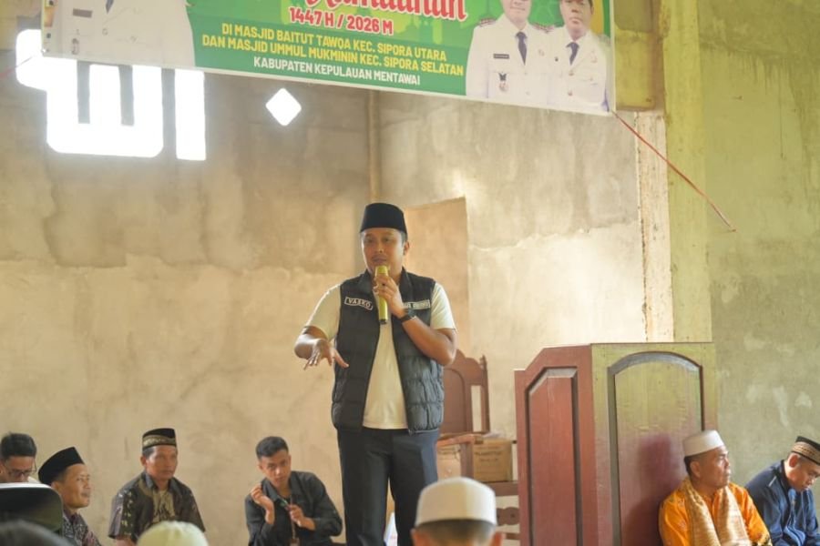 Wagub Vasco Safari Ramadan di Mentawai, Ajak Masyarakat Makmurkan Masjid dan Kembangkan Pariwisata
