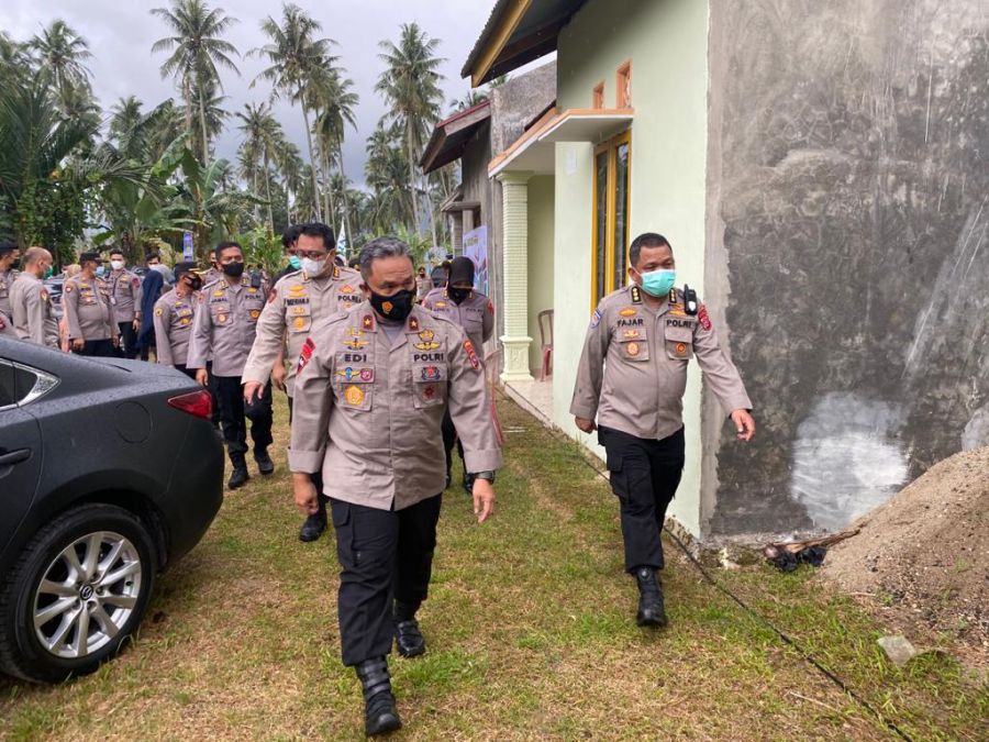 Wakapolda Sumbar Hadiri Launching Rumah untuk Polri dan PNS Polri oleh Kapolri 