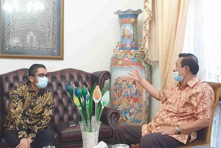 Wako Hendri Septa Bersilaturahmi ke Syahrul Ujud, Wali Kota Padang 1983-1993