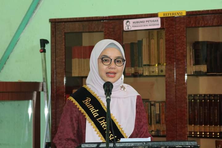 Ny.Meivyta Deri Asta Dikukuhkan sebagai Bunda Literasi Sawahlunto, Bantu Tingkatkan Minat  Baca Anak