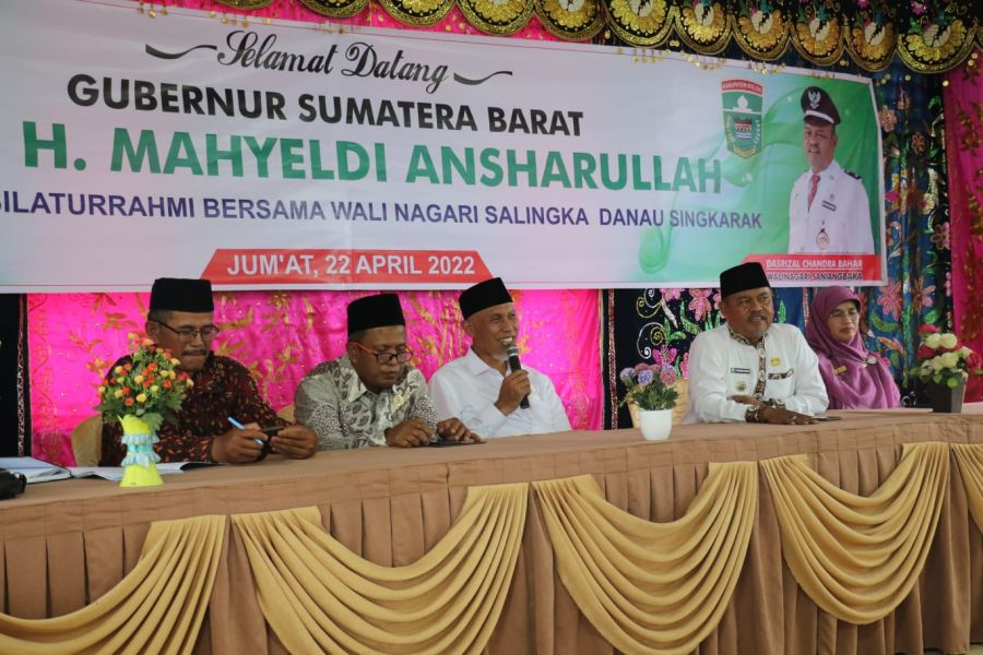 Wali Nagari Salingka Danau Singkarak Curhat Pada Gubernur Sumbar