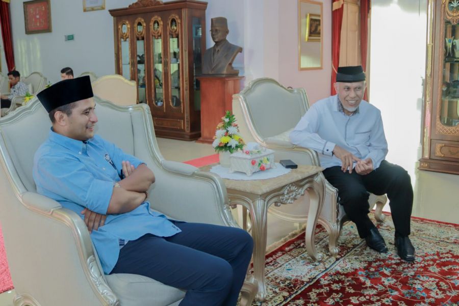 Wamenkumham RI Temui Gubernur Mahyeldi untuk Susun RKUHP Restorative Justice
