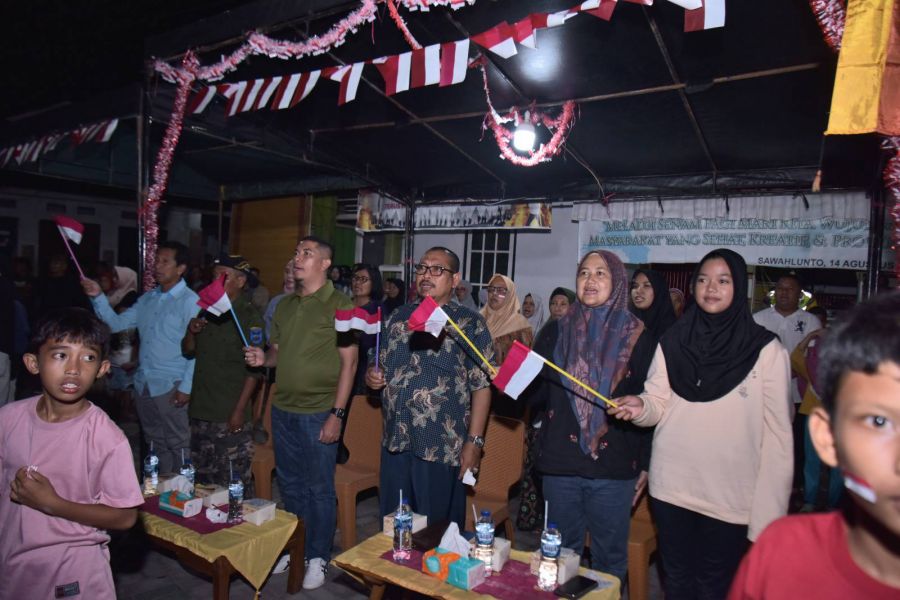 Warga Lembah Segar Selenggarakan Dendang Berhadiah (kim) di Puncak Perayaan HUT RI Ke-78