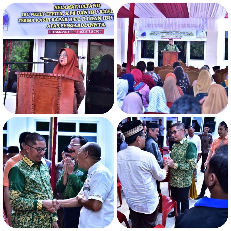 Wawako Deri Asta Hadiri Pisah Sambut Kepala Desa Silungkang Tigo