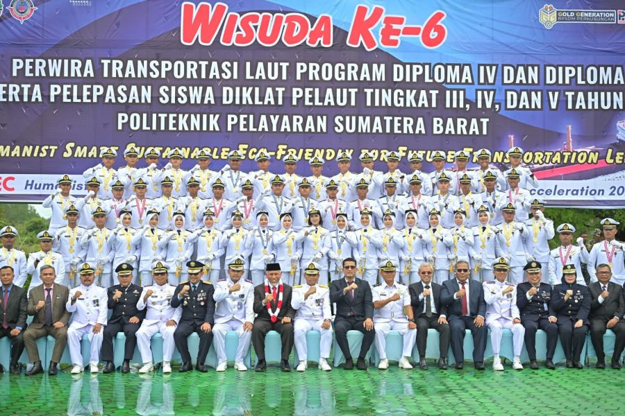 Wisuda Poltekpel Sumbar, Mahyeldi Sebut SDM Berkompeten Penting untuk Maksimalkan Potensi Kelautan