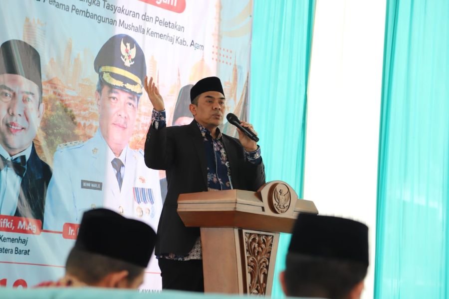 Wujudkan Agam Madani, Bupati Ajak Jemaah Haji Hidupkan Masjid dan Musala 