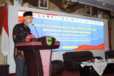 Gubernur Sumbar: Pengelolaan Keuangan Daerah Yang Benar Butuh Pengawasan oleh BPKP, KPK dan APIP