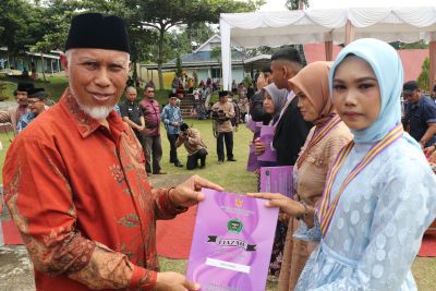 Gubernur Sumbar Tantang Lulusan SMK PP Padang Mangateh Ciptakan Lapangan Kerja