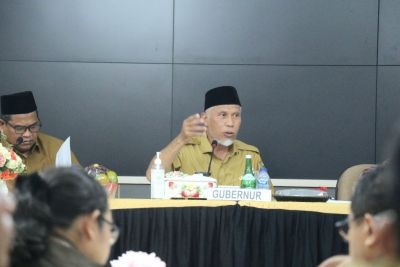 Pimpin Rapat Tol, Gubernur Sumbar Minta Segera Tuntaskan Pembebasan 571 Bidang Lahan